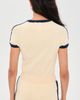adidas adidas Knit Tee Warm Vanilla/Night Indigo - 3