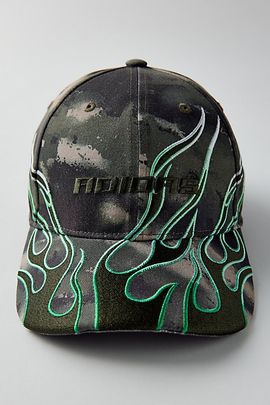 adidas adidas OG Flame Camo 6-Panel Hat in Olive, Men's at Urban Outfitters