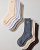 adidas adidas OG Trefoil 2.0 Crew Socks 6-Pack in Brown, Men's at Urban Outfitters - 1