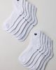 adidas adidas OG Trefoil Quarter Crew Sock 6-Pack in White, Men's at Urban Outfitters - 1