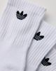 adidas adidas OG Trefoil Quarter Crew Sock 6-Pack in White, Men's at Urban Outfitters - 2