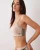 adidas adidas Originals adicolor comfort flex bralet in stone beige-Neutral - 1