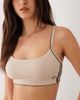 adidas adidas Originals adicolor comfort flex bralet in stone beige-Neutral - 4