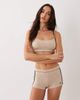 adidas Adidas Originals adicolor comfort flex shorts in stone beige-Neutral - 1