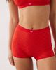 adidas adidas Originals Microterrot monogram jersey high rise shorties in red - 4