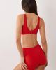 adidas adidas Originals Microterrot monogram jersey scoop bralet in red - 4