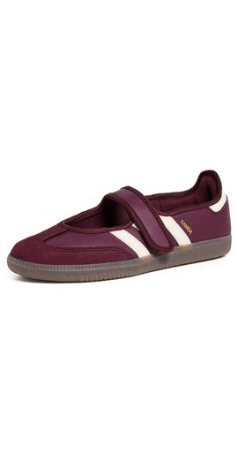 adidas adidas Samba Jane Shoes Maroon/Cream White/Gold Met