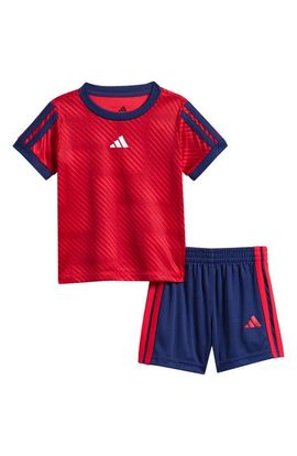 adidas adidas Soccer Top & 3-Stripes Shorts Set