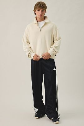 adidas adidas Stadium Loose Open Hem Track Pants in Black, Men's at Urban Outfitters