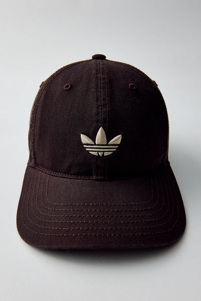 adidas adidas Trefoil Relaxed Hat in Brown, Men's at Urban Outfitters