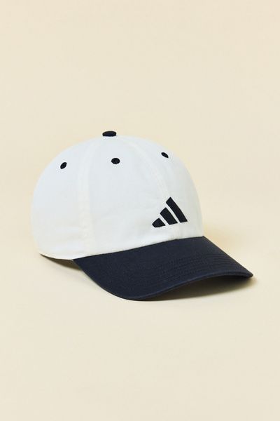 adidas adidas Ultimate 3 Stripe Hat in Off-White, Men's at Urban Outfitters
