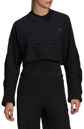 adidas adidas Yoga Crop Crewneck Sweatshirt