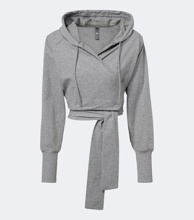 Adidas by Stella McCartney Adidas by Stella McCartney Cropped jersey hoodie