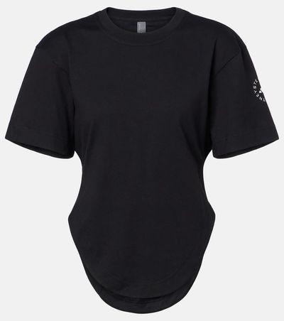 Adidas by Stella McCartney Adidas by Stella McCartney Gathered cotton T-shirt
