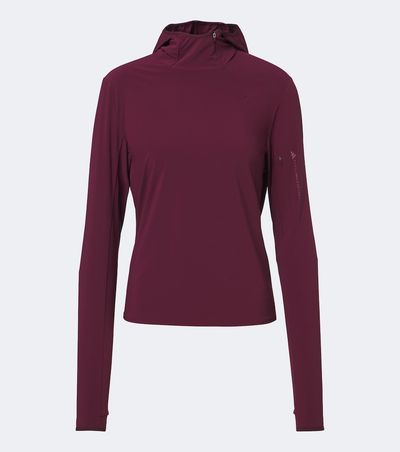 Adidas by Stella McCartney Adidas by Stella McCartney Hooded open-back technical top