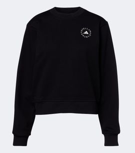 Adidas by Stella McCartney Adidas by Stella McCartney Logo cotton jersey sweatshirt