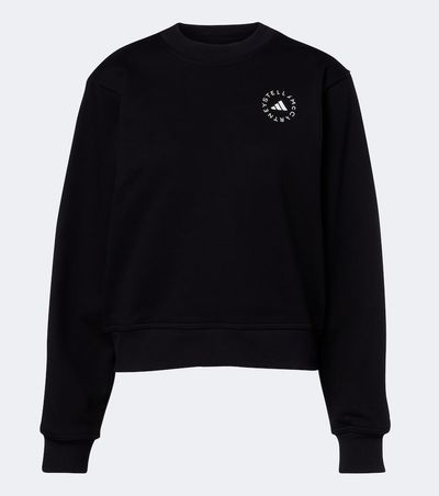 Adidas by Stella McCartney Adidas by Stella McCartney Logo cotton jersey sweatshirt