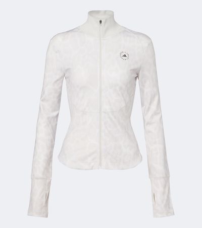 Adidas by Stella McCartney Adidas by Stella McCartney Logo leopard-print jacket