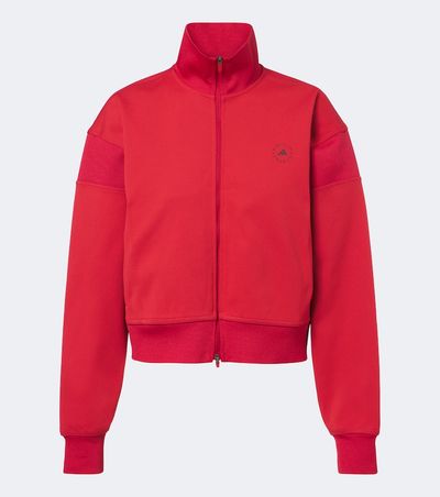 Adidas by Stella McCartney Adidas by Stella McCartney Logo zip-up sweatshirt