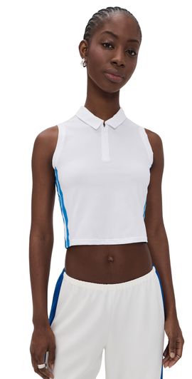 Adidas Golf Adidas Golf Beyond Crop Twistknit Polo Shirt White
