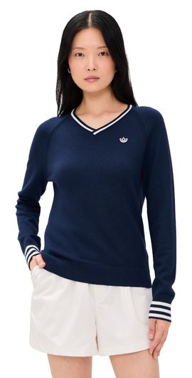 Adidas Golf Adidas Golf Original Cashmere Sweater Night Indigo