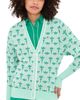 Adidas Golf Adidas Golf Originals All Over Cardigan White/Clear Mint - 1