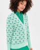 Adidas Golf Adidas Golf Originals All Over Cardigan White/Clear Mint - 4
