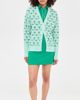 Adidas Golf Adidas Golf Originals All Over Cardigan White/Clear Mint - 5