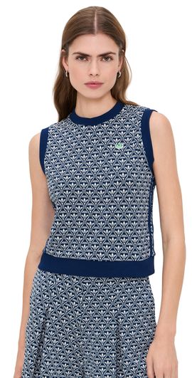 Adidas Golf Adidas Golf Originals All Over Vest Night Indigo