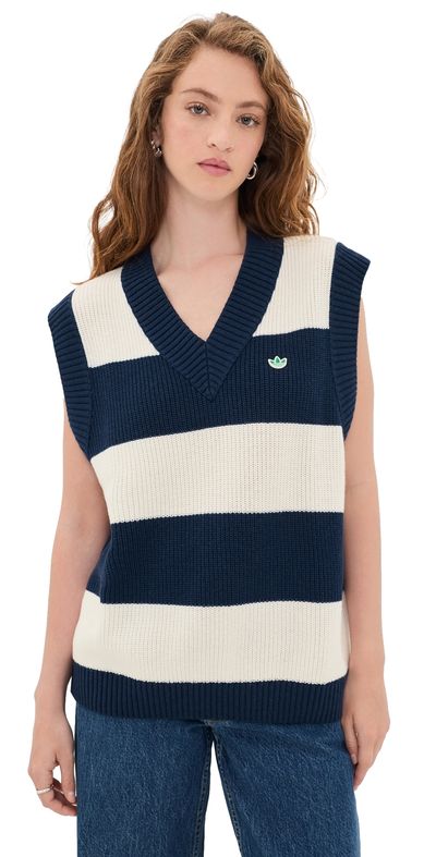 Adidas Golf Adidas Golf Originals Oversized Vest night indigo/chalk white