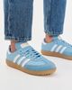 Adidas Golf Adidas Golf Samba Golf Shoes Clear Blue/White M 5/ W - 3
