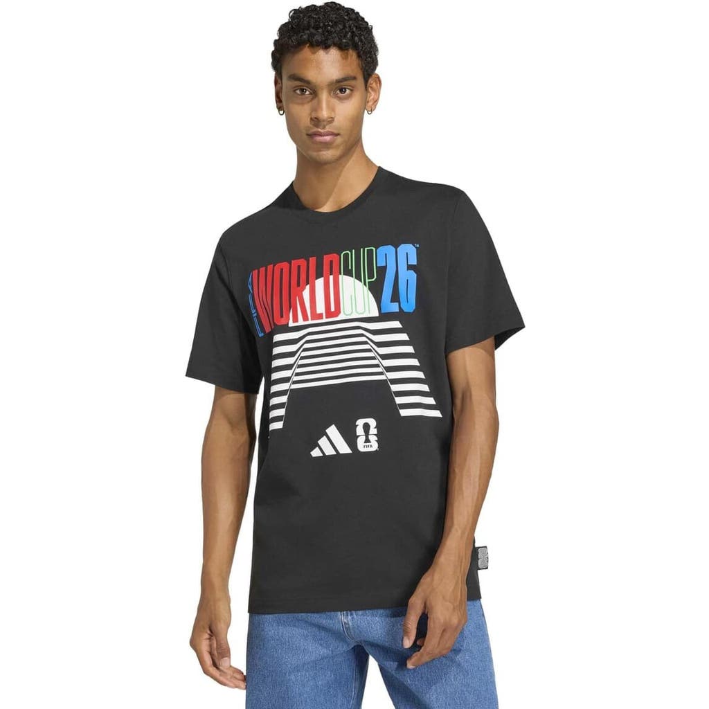 adidas Men's adidas  Black 2026 FIFA World Cup Tour T-Shirt 