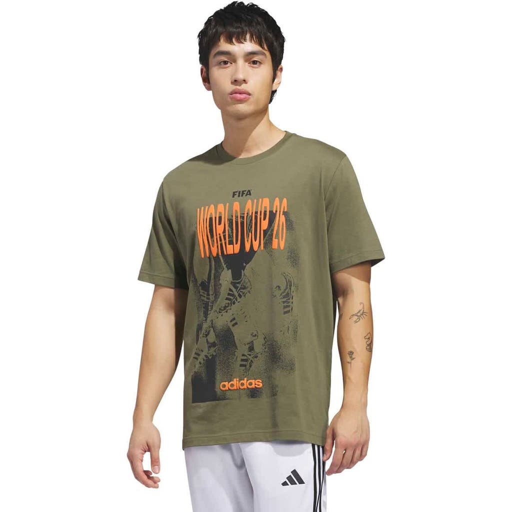 adidas Men's adidas  Dark Green 2026 FIFA World Cup Tour T-Shirt 
