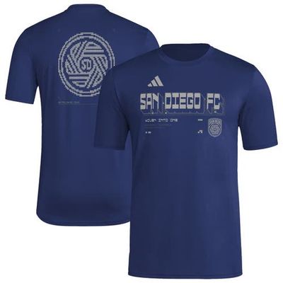 adidas Men's adidas  Navy San Diego FC 2026 Anthem AEROREADY Pregame T-Shirt 