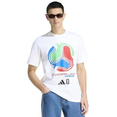 adidas Men's adidas  White 2026 FIFA World Cup Tour T-Shirt 