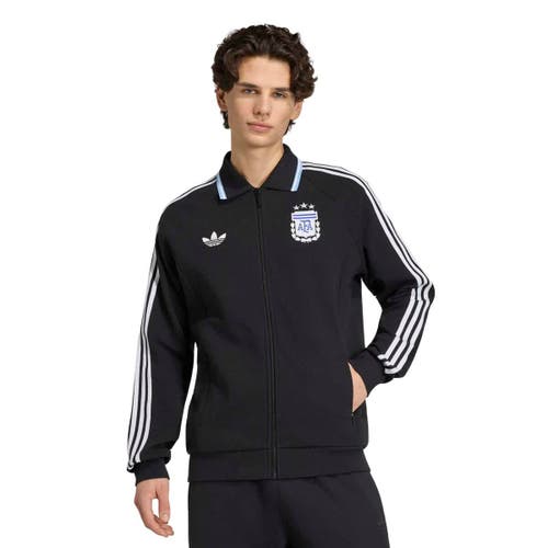 adidas Men's adidas Black Argentina National Team 2026 Away Full-Zip Anthem Jacket 