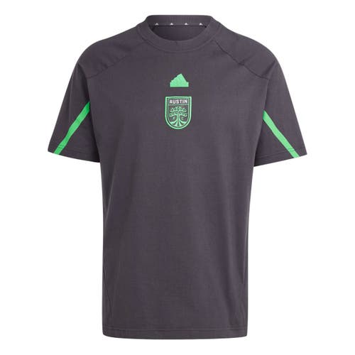adidas Men's adidas Black Austin FC 2024 Travel Raglan T-Shirt 