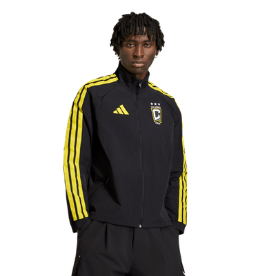 adidas Men's adidas Black Columbus Crew 2026 Anthem Raglan Full-Zip Jacket 