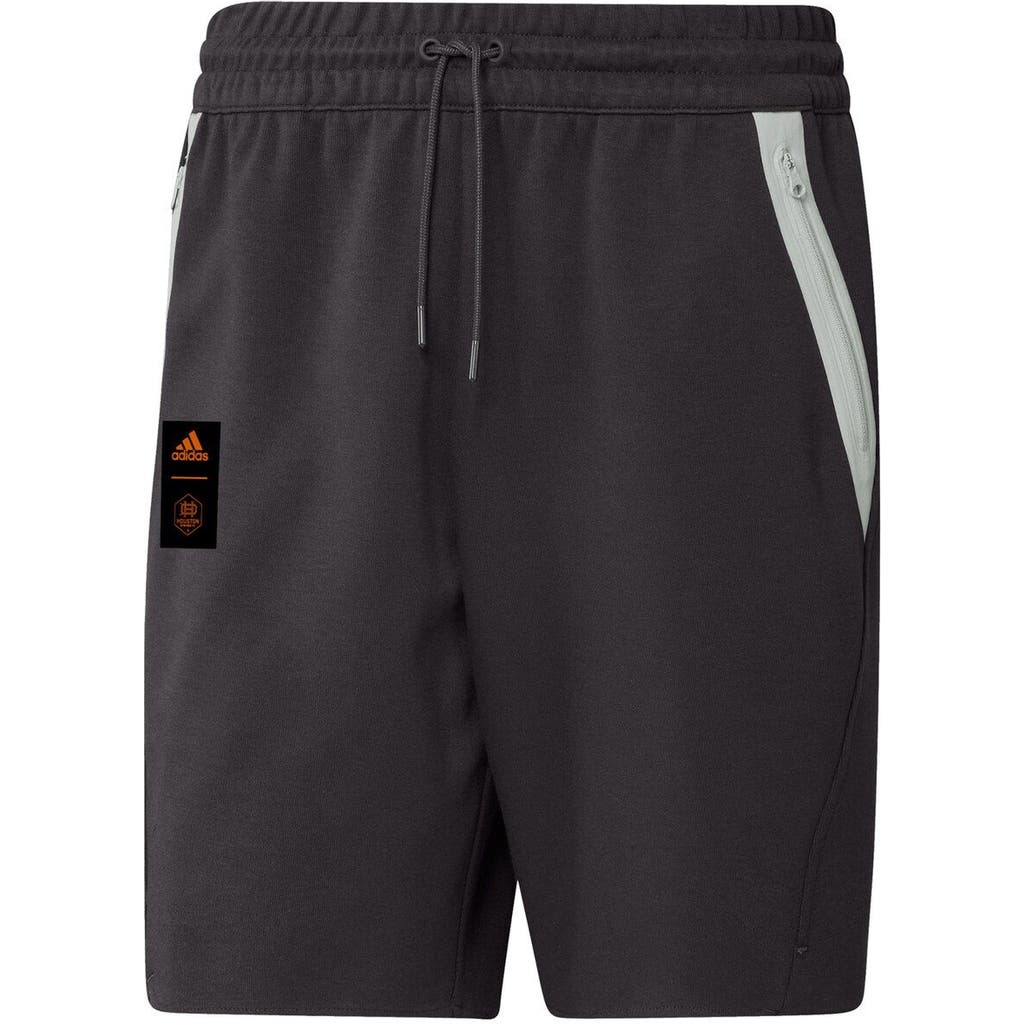 adidas Men's adidas Black Houston Dynamo FC 2023 Player Travel Shorts 