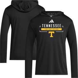 adidas Men's adidas Black Tennessee Volunteers D4T Long Sleeve Hooded T-Shirt 