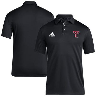 adidas Men's adidas Black Texas Tech Red Raiders 2024 Coaches AEROREADY Polo 