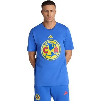 adidas Men's adidas Blue Club America DNA Alphaskin T-Shirt 