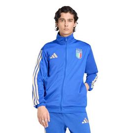 adidas Men's adidas Blue Italy National Team Home Alphaskin Full-Zip Track Top 
