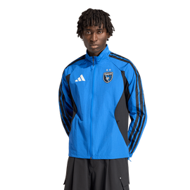 adidas Men's adidas Blue San Jose Earthquakes 2026 Anthem Raglan Full-Zip Jacket 