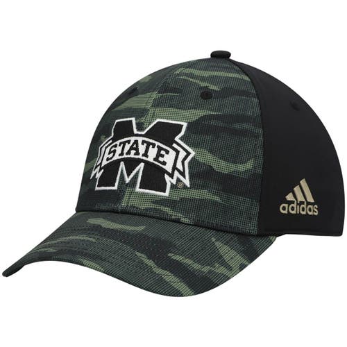 adidas Men's adidas Camo Mississippi State Bulldogs Military Appreciation Primegreen Flex Hat 