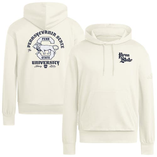 adidas Men's adidas Cream Penn State Nittany Lions Vintage Vault Premium Hoodie 