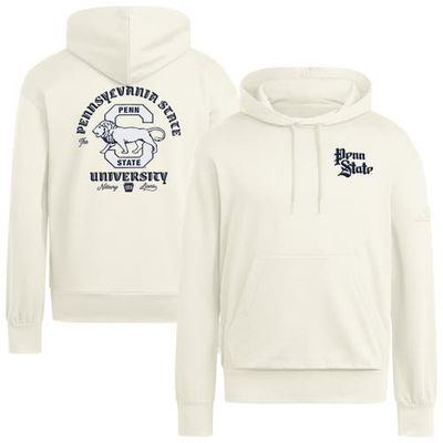 adidas Men's adidas Cream Penn State Nittany Lions Vintage Vault Premium Hoodie 