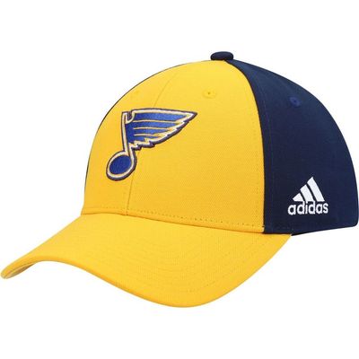 adidas Men's adidas Gold/Navy St. Louis Blues Team Adjustable Hat 