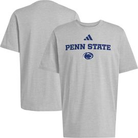 adidas Men's adidas Gray Penn State Nittany Lions Wordmark Cotton T-Shirt 