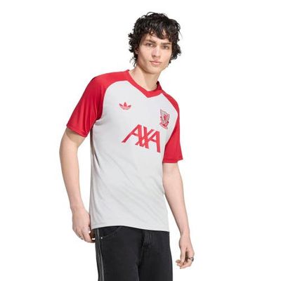 adidas Men's adidas Gray/Red Liverpool 2026/27 Away Pre-Match Top 